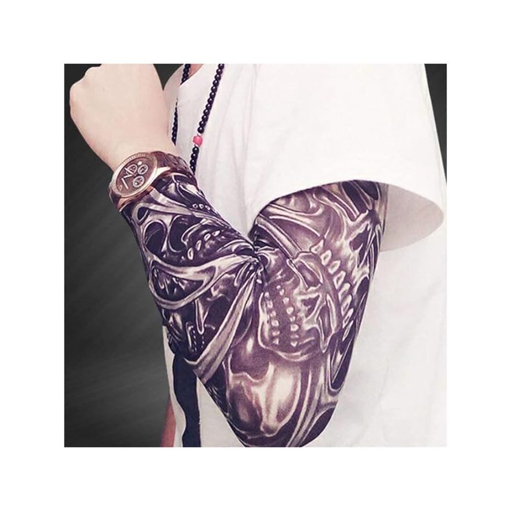 YANGWEN 6 Pcs Arm Fake Tattoo Sleeves Cover - Image 4