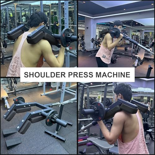 Image of Viking Press Landmine Handle for 2-Inch Barbell, Hack Squat T-Bar Row Attachment Strength Training Accessories, Shoulder Press Landmine Attachment Equipment