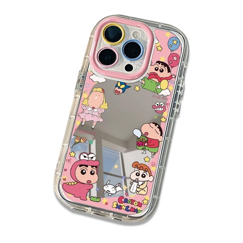 Amazon.co.jp: iphone13 用 ケース クレヨンしんちゃん 鏡