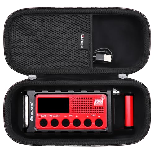 LTGEM Case Compatible with Midland ER310/ ER210/ ER300 Emergency Crank Weather Radio, Case Only