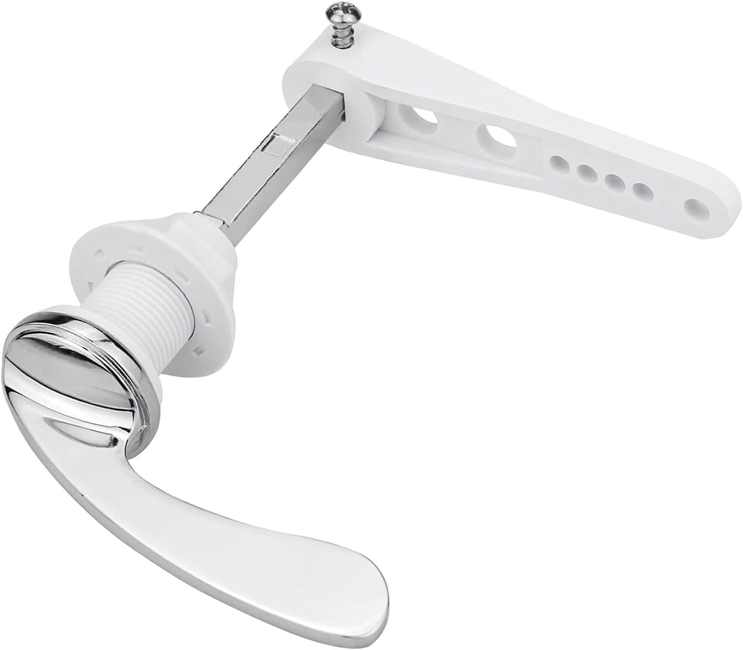 WchoeSS Toilet Flush Handle, Alloy Toilet Cistern Lever Flush Handle