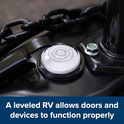 Camco 25573 Bullaugen-Wasserwaage für Caravan, 2 Stück