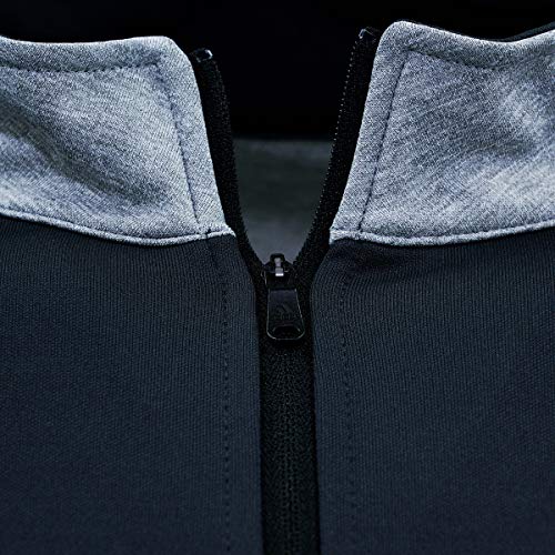 adidas Men's Lightweight UPF Pullover (XL, Grey Three Heather/Carbon)4