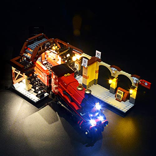 BRIKSMAX Led Lighting Kit for Harry Potter Hogwarts Express- Compatible with Lego 75955 Building Blocks Model- Not Include The Lego Set