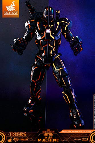 Hot Toys 1:6 Neon Tech War Machine Exclusive - Edición Limitada