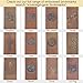 Leather Bookmarks for Men and Women | Quality Brown Mens Bookmark | 2 Smooth Handmade Leather Book Markers for Men Women Book Lovers Readers (7x2) Leather Gift | Sovereign-Gear