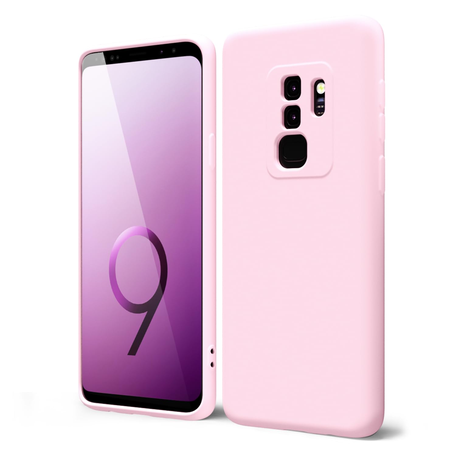 oakxco for Samsung Galaxy S24 Ultra Phone Case Liquid Silicone, Neon Bright Solid Color, Thin Slim Soft Rubber Gel Matte TPU Plain Simple Cover for Women Girl Cute, Hot Pink Fuchsia — view 424