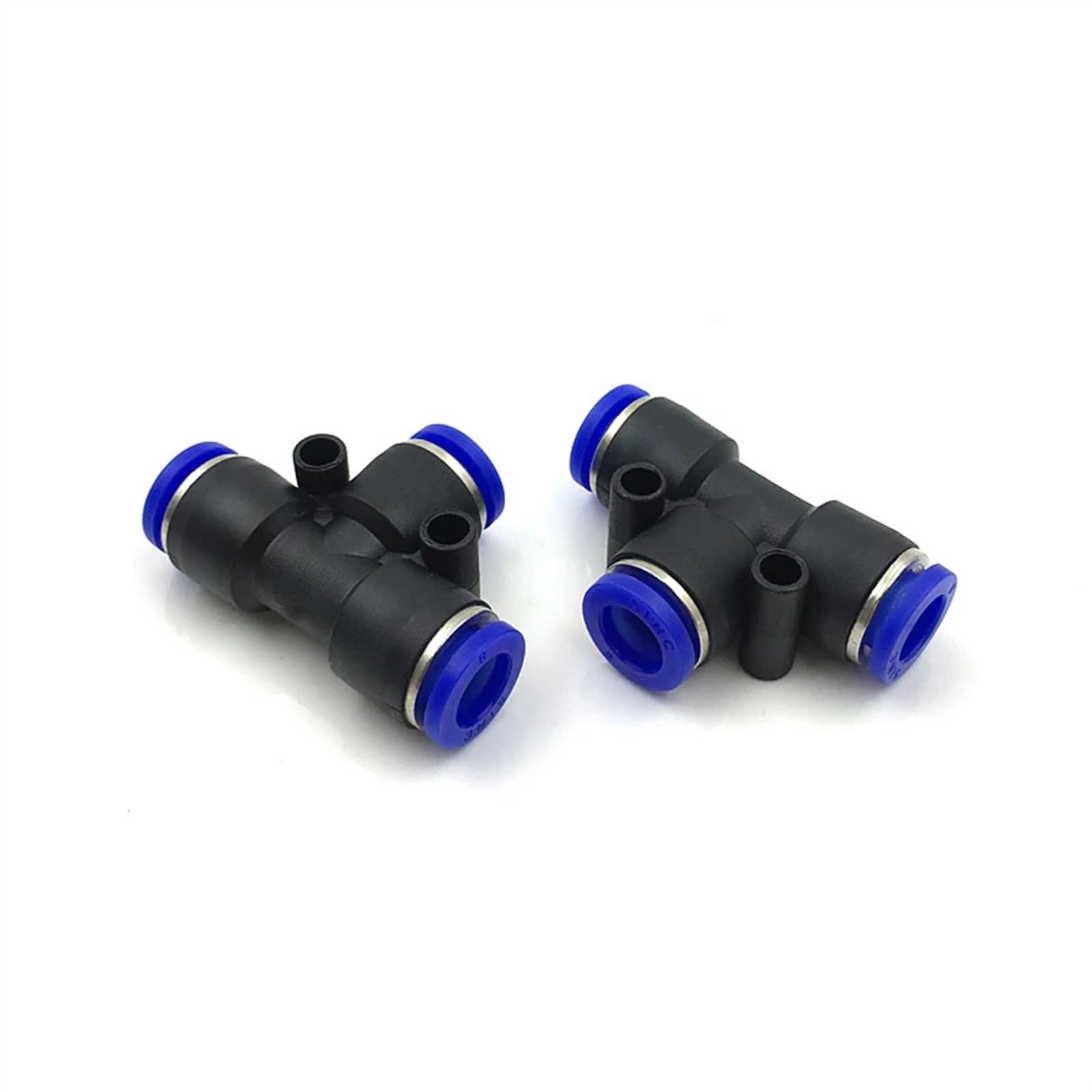 100 piezas de 50 piezas de accesorios neumáticos de polietileno tipo T de 3 vías para tubo en T de 4 mm, 6 mm, 8 mm, 10 mm, conector rápido deslizante (14 mm, 50 unidades)
