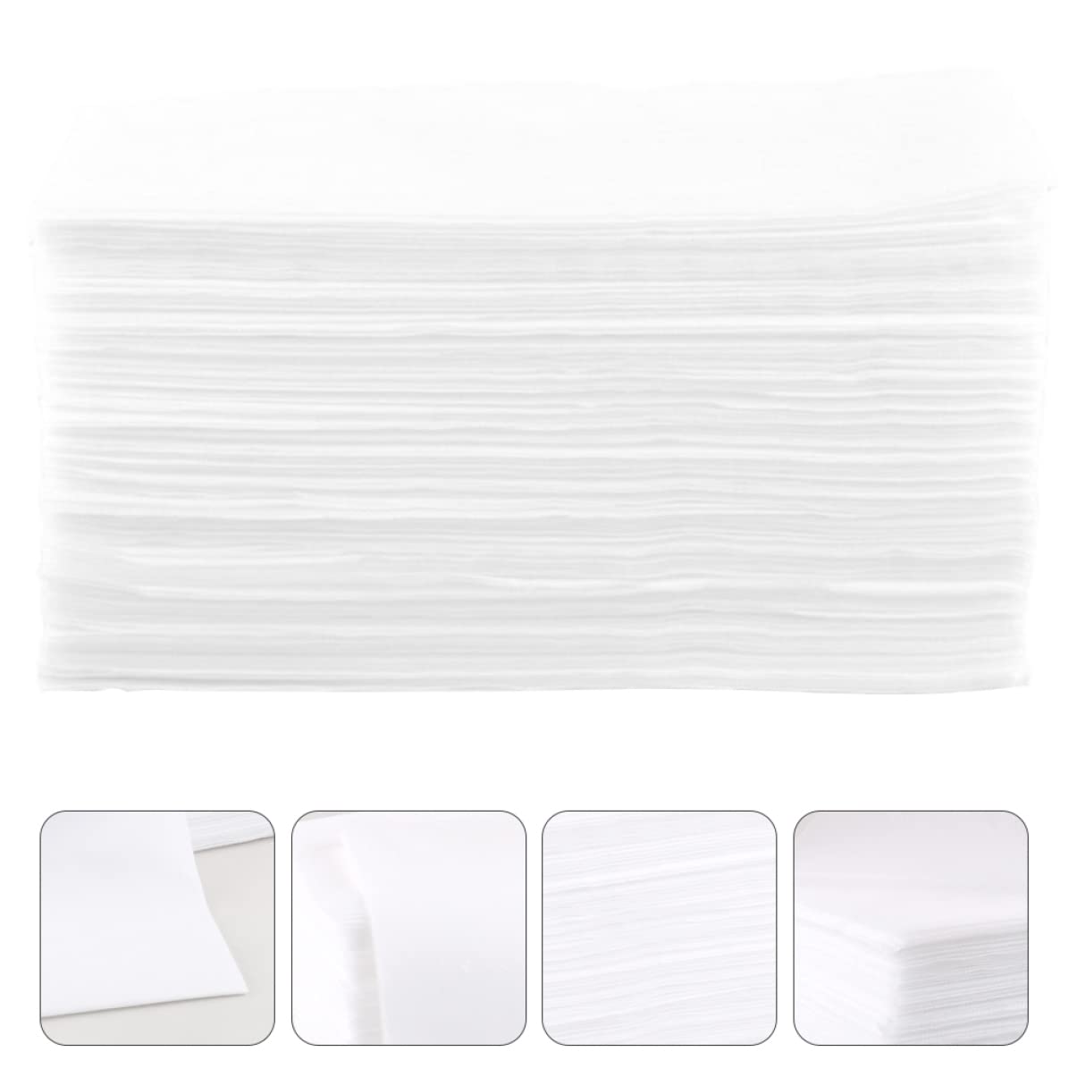 100 Pezzi Asciugamani Usa E Getta Per Piedi - Teli Non Tessuti Per Salon, Spa, Bagno - Bianchi - Foto 11