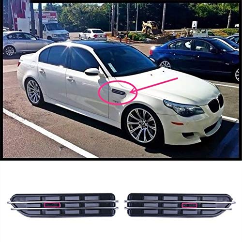LSYBB 2 Piezas Car Air Outlet Side Cover Fender Decoration Vent Sticker...