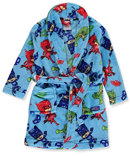 PJ Masks Boys' Catboy Owlette Gekko Plush Robe (6)
