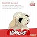 Multipet Mini Lamb Chop Officially Licensed, Plush, Squeak Pet Toy (White, 10')