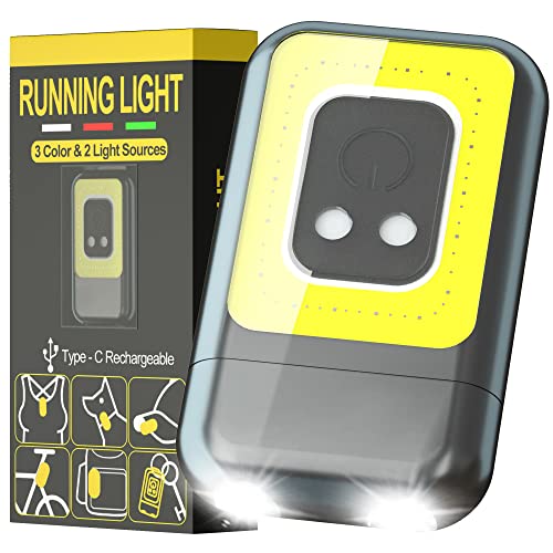 EASYmaxx Running Light, Rechargeable Dog Walking Light, Clip on LED