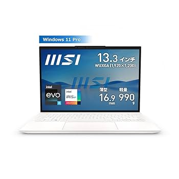 Windowsノート本体 MSI Prestige 13Evo A12M-1517JP 8GB/256MB