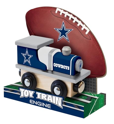 Image of MasterPieces NFL Dallas Cowboys Real Wood Toy Train, For Ages 3+