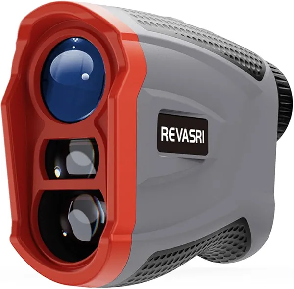 REVASRI Range Finder for Golf, Rangefinder with Slope, Magnetic Mount and Pin Lock Vibraiton, 1000 Yards Range Finder for Golfers, USB-C Rechargeable