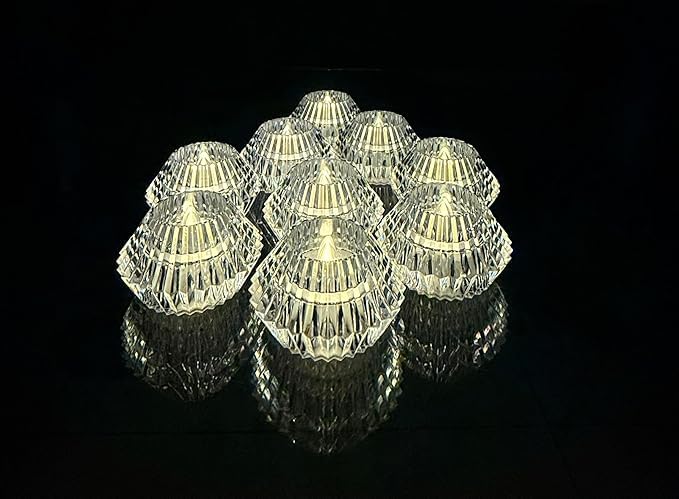 Royal LED Candles for Home Decoration-Electric Flameless | Smokeless LED Diya Lights| Crystal for Home Decor|Diwali Festivals Decoration|Christmas|New Year|Festive|Navratri-image-12