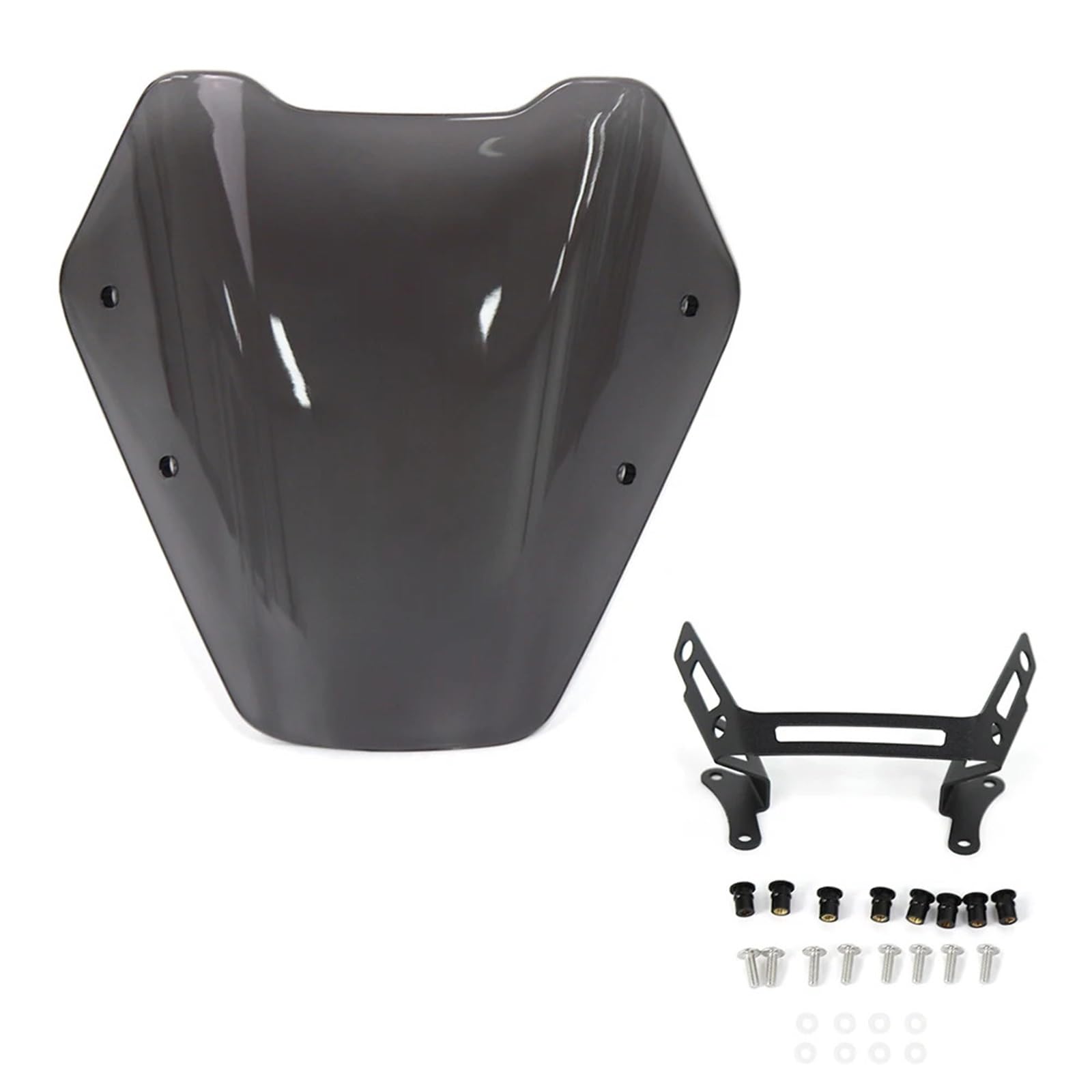 powietrzadeflektor Przednia szyba motocyklowa pasująca do Honda CB750 Hornet 2025-2026 Akcesoria do szyb przednich Deflektor szyby przedniej Viser Visor Przednia szyba motocyklowa(Gray)