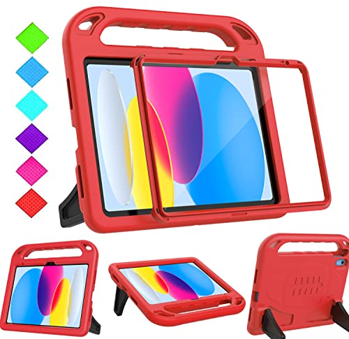 Surom Kids Case for iPad (A16) 11th Generation (11-inch, 2025)/iPad 10th Generation (10.9-inch, 2022), with Built-in Screen Protector