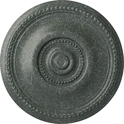 Ekena Millwork CM20BEAGC Raynor Ceiling Medallion, 20 5/8 OD x 1 3/8 P, Athenian Green Crackle