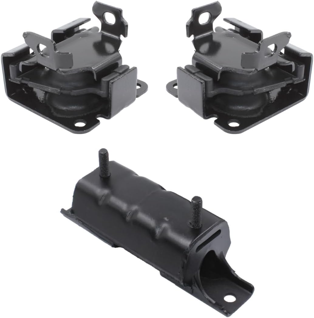 Motor & Transmission Mount Set 3PCS Compatible with Oldsmobile Bravada/Chevrolet Blazer/S10 4.3L 96-05 Auto 2802 2839