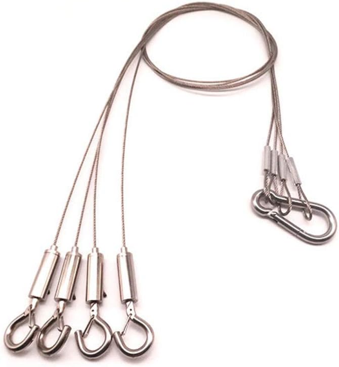 gancio in filo metallico per banner