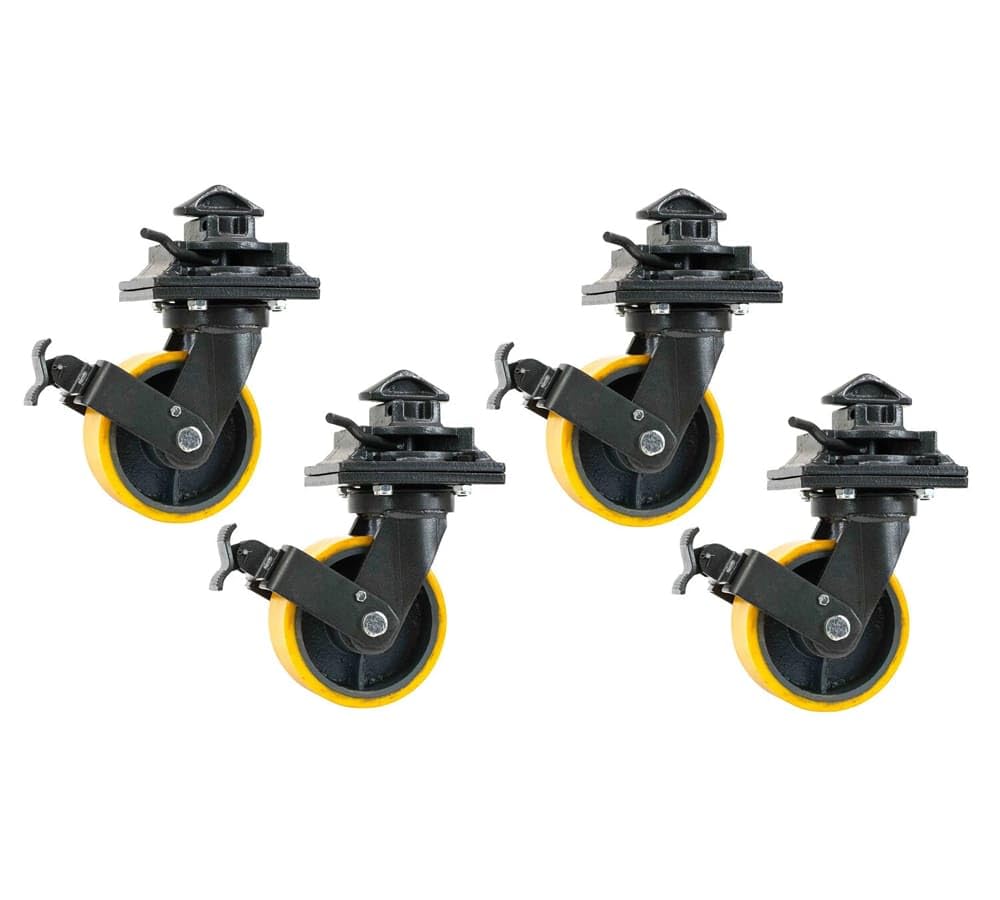 Mytee Products (4 Pack) ISO Shipping Container Caster Wheels (Single Wheel), 6600 lbs WLL/per Wheel