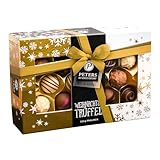 Peters Mit Genuss verführt | Weihnachtstrüffel | Mit Alkohol | Gemischte Trüffel | Köstliche Pralinés | Weihnachten | Geschenkidee | Geschenk | Made in Germany | 325g