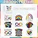 Tinlade 1000pcs Neurodiversity Stickers Neuroscience Cartoon Waterproof Vinyl Sticker Brain Mental Health Autism Sticker Water Bottle Laptop for Birthday Party Favors Neurodiversity Week