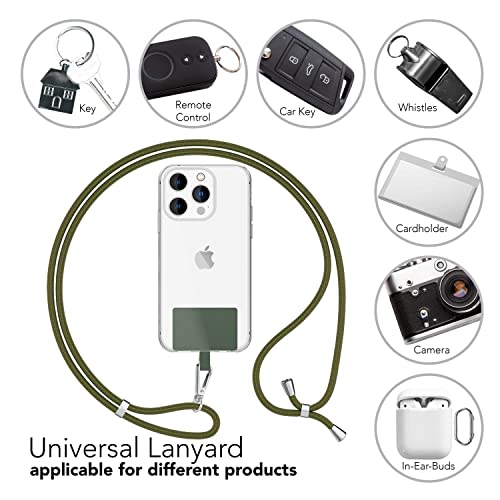 NALIA Universal Phone Lanyard for all Smartphones, Robust Cord & 2 Patches - Image 4