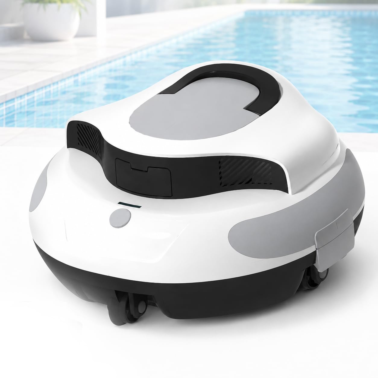 TsoLay Robotic Pool Vacuum, Robotic Pool Cleaner for Inground Pools, Smart Navigation, Floor/Wall/Waterline Cleaning, 150 Mins Runtime for Pool Up to 2000 Sq.ft