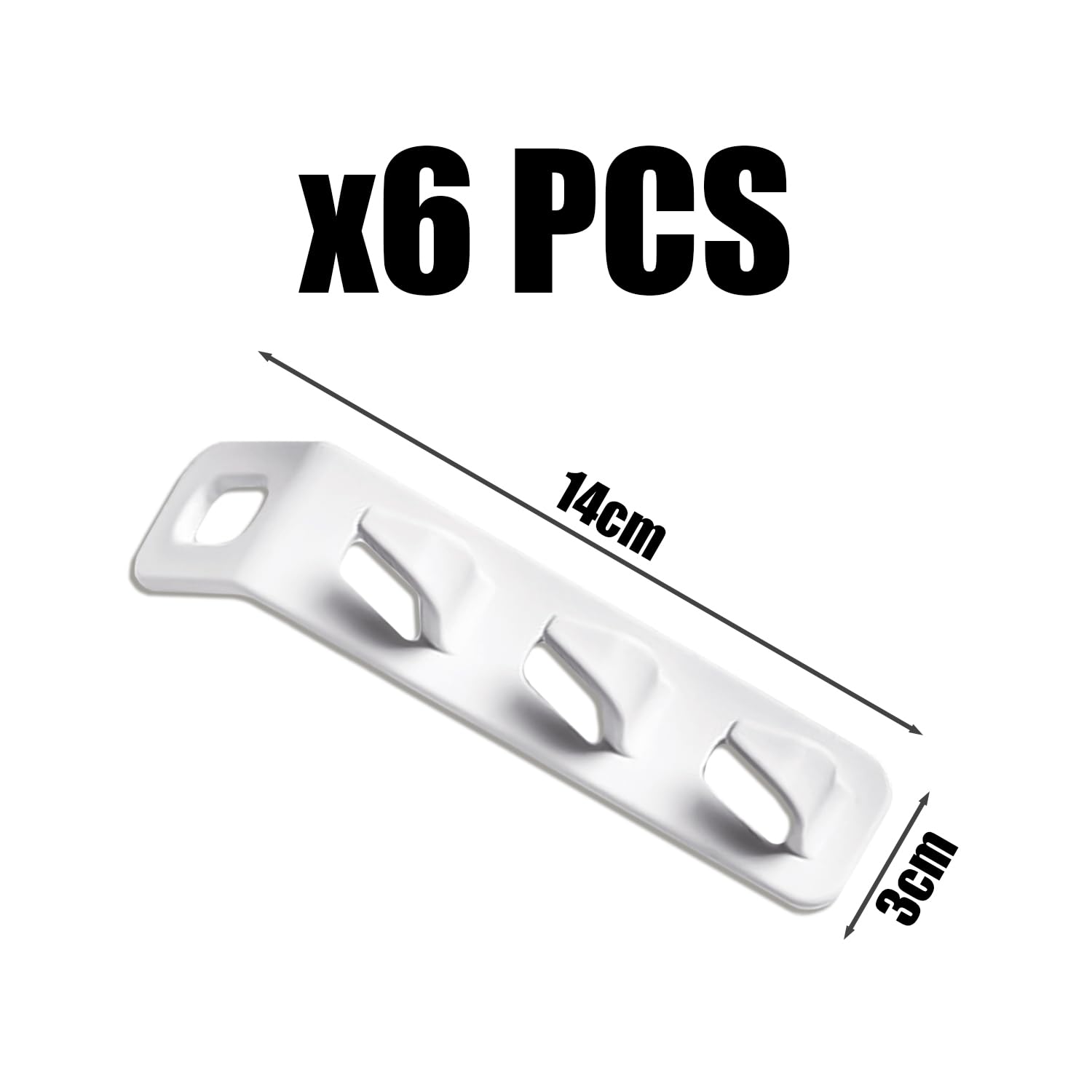 Crochets de connexion pour cintres empilables - Lot de 6 - Organisateur de vêtements