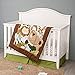 2 PCs Brown Green Elephant Nursery Crib Bedding Set Quilt Fitted Sheet Animal Themed Baby Bedding Set