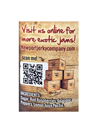 Gourmet Raspberry Jalapeno Jam Handcrafted Small Batch (Fat Free, Gluten Free & All Natural) #TOP7