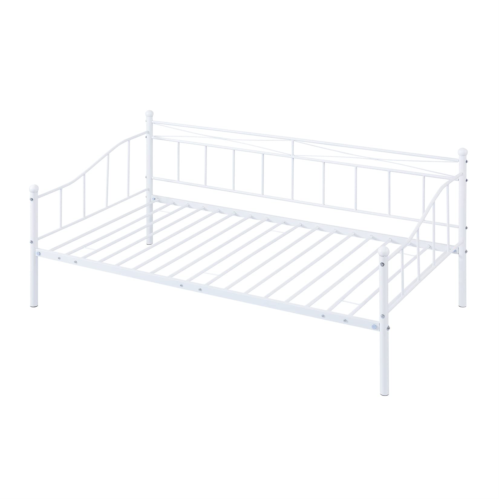 Metal Daybed with Trundle HeavyDuty Day Bed with Pop Up Trundle for
