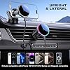 MOKPR for Magsafe Car Mount Charger, 15W Magnetic Wireless Car Charger for for MagSafe Car Mount Dashboard Windshield Air Vent Fits iPhone 16/15/14/13/12&Magsafe Case (Black) #2
