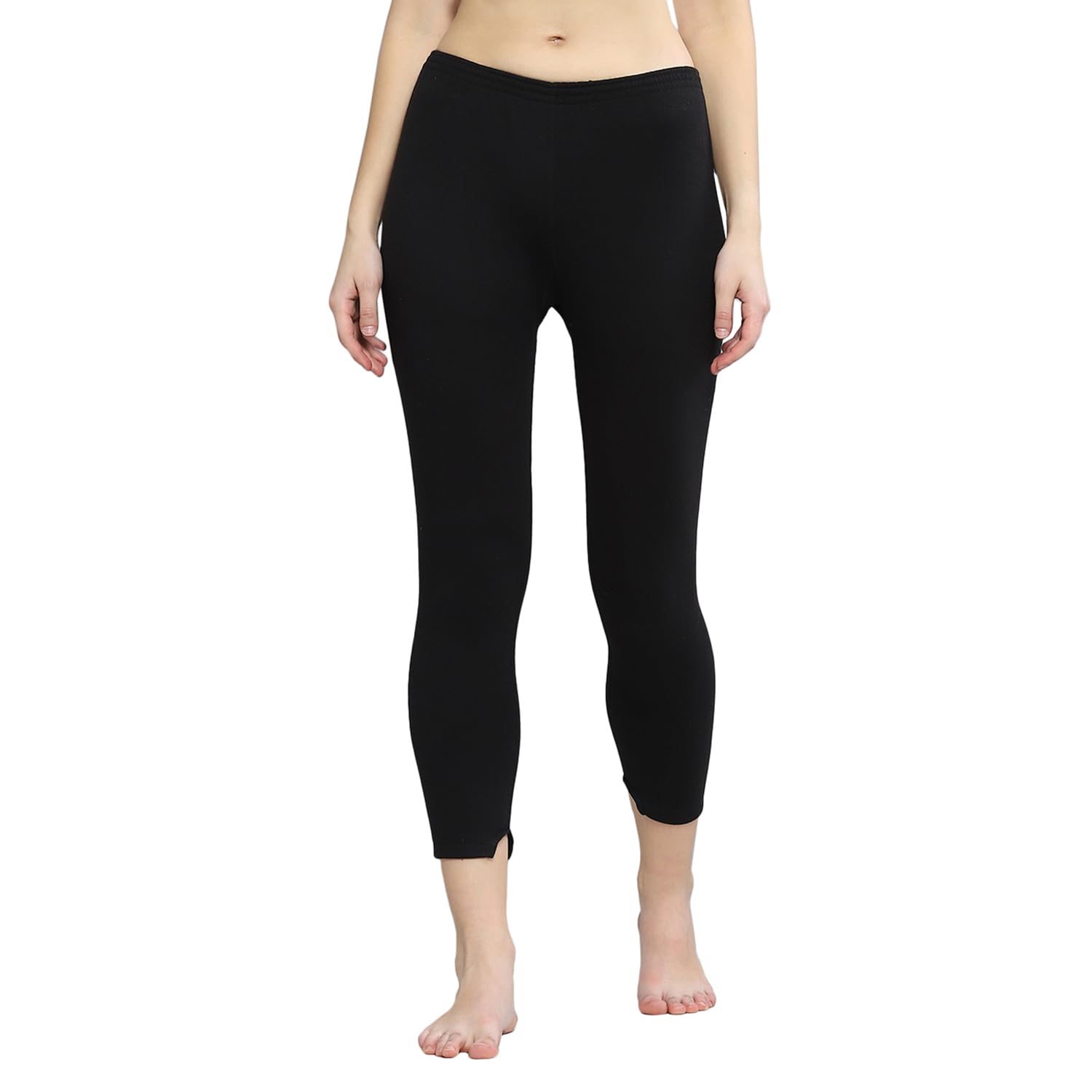 monte carlo Womens Solid Black Regular Fit Mid Rise Thermal Lower_6240CDL4BL-0-32-picture-24