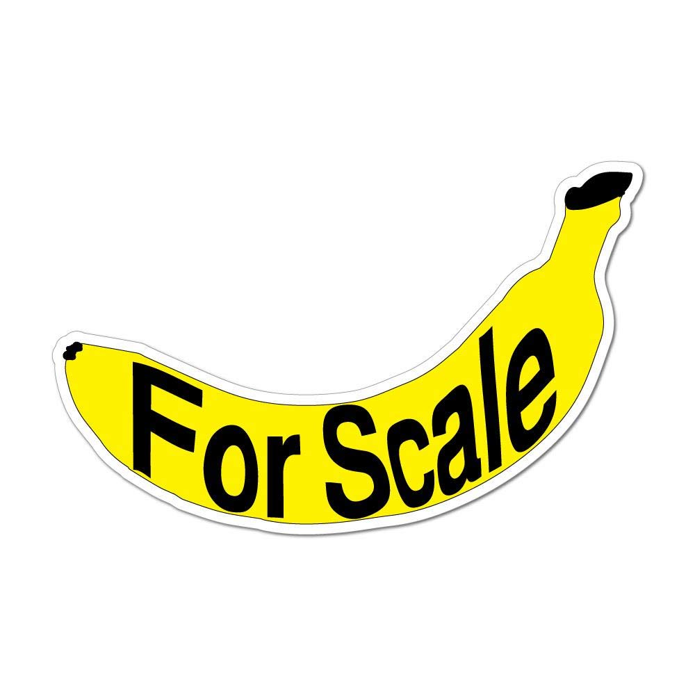 Banana For Scale Sticker Decal Funny Meme Internet : Amazon.co.uk:  Automotive
