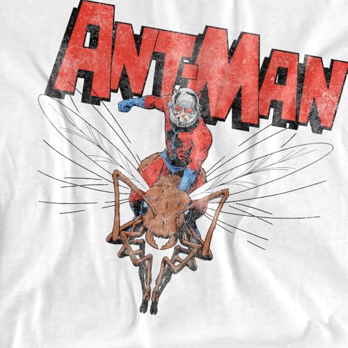 T-Shirt Marvel Antman Flying Imprimé Graphique Premium sur Fond Blanc - 3