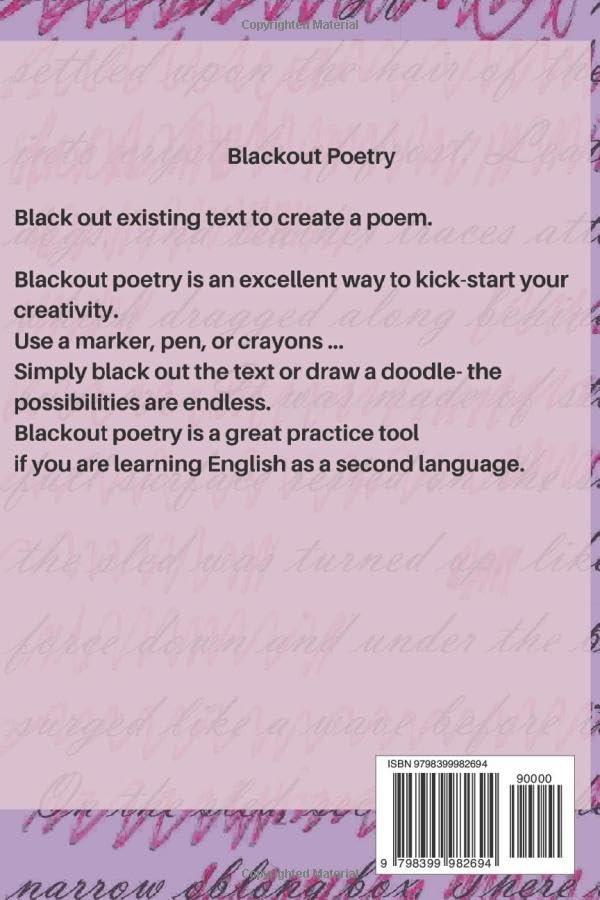 Blackout Poetry Pages: Lovelorn Classics - Image 2