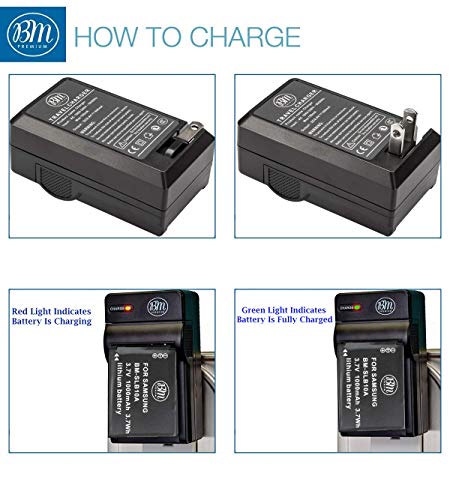 Slb-10A Battery And Battery Charger For Samsung Ex2F Hz15W Sl202 Sl420 Sl620 Sl820 Wb150F Wb250F Wb350F Wb750 Wb800F Wb850F Wb1100F Digital Camera + More!! #TOP4
