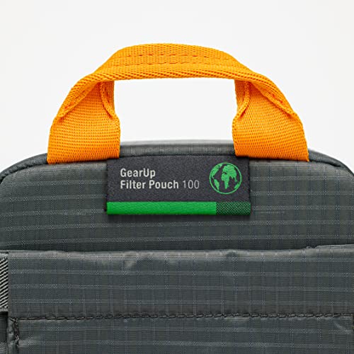 Lowepro GearUp Filter Pouch 100, Camera Case for 10 Sheet and 2 Round Filters, Mount, Non-Scratch Card Sleeve - Image 3