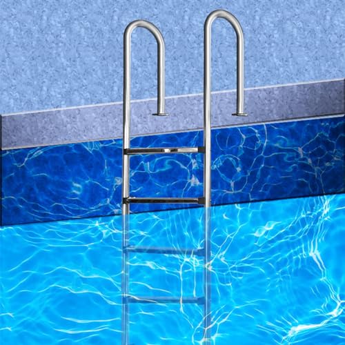 Escalera para piscina acero inoxidable 3 peldaños miniatura 6