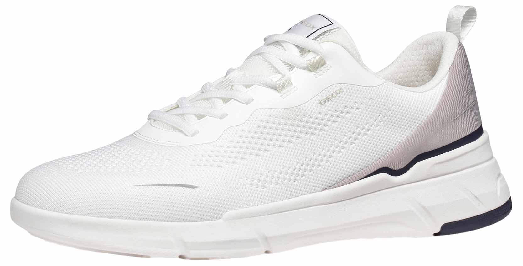 Geox Men U Vittour B Sneaker, White Lt Grey, 6 UK