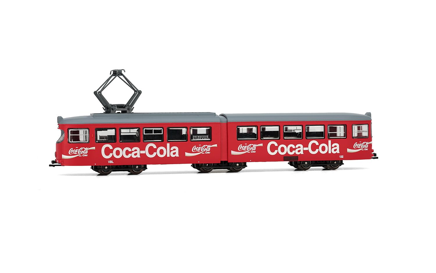 ARNOLD HN2605 Tram Duewag GT6, Un feu Avant, Coca-Cola, EP. IV-V Loco - Électrique