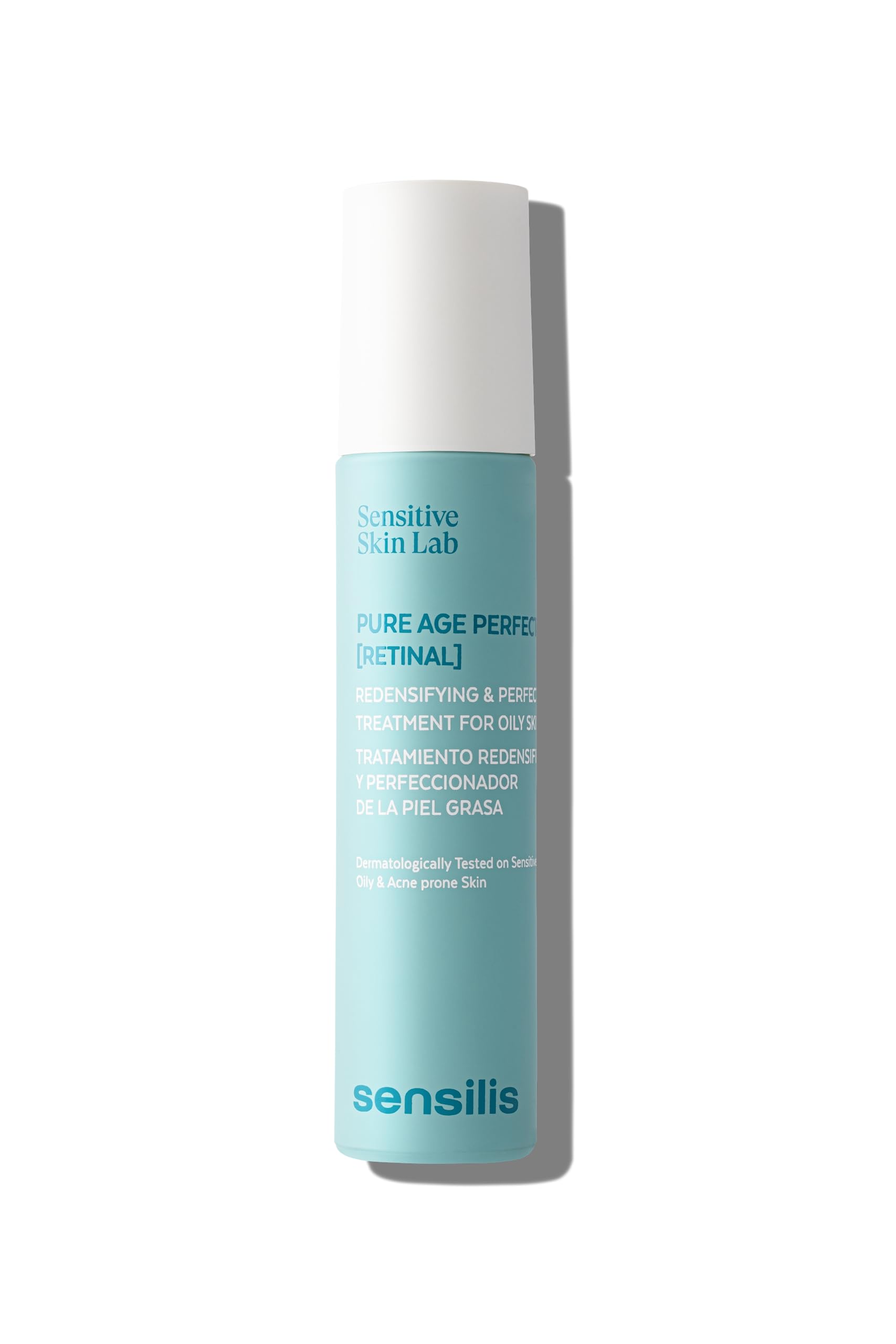 Sensilis - Pure Age Perfection Retinal, ölfreies Serum Remineralisierung, Perfektionierung, organischem Silizium, Präbiotika, strafft, geeignet für empfindliche, fettige oder akneische Haut - 50 ml