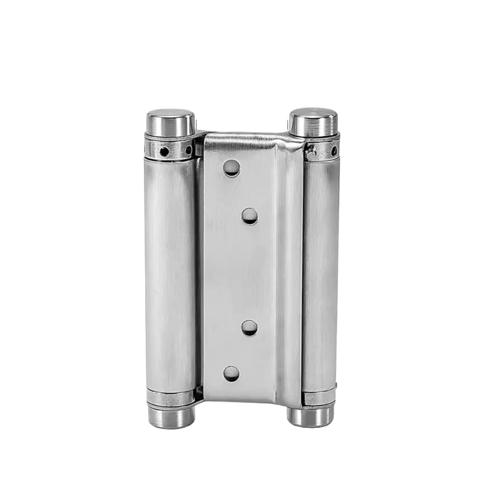 Double Action Spring Door Hinges Double Spring Hinge Stainless Steel for Two Way Door with Automatic Closing and Bearing Strength Adjustment Feature(4in)