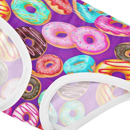 Joisal Cartoon Colorful Donuts Toddlers Underwear Floral 2t Cotton Girl Panties Cute Bright Underpants Briefs4