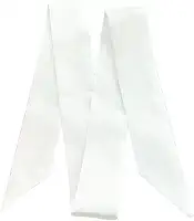Bolsas de cachecol para mulheres, bolsas, cachecóis, banda, cabelo, pescoço, cachecóis, presentes modernos, 4 x 100 cm, Branco