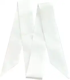 Bolsas de cachecol para mulheres, bolsas, cachecóis, banda, cabelo, pescoço, cachecóis, presentes modernos, 4 x 100 cm, Branco